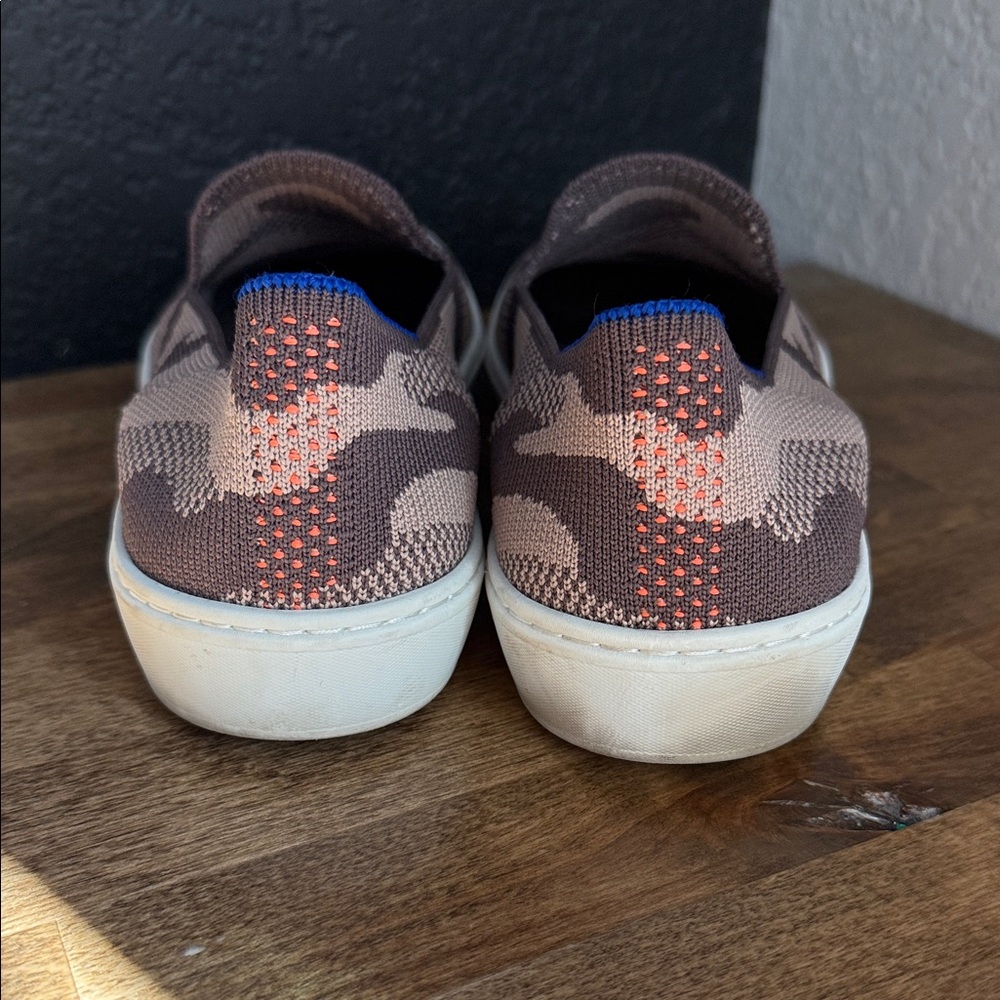 Rothy's Brown and Tan Camouflage Sneakers - Picture 4 of 9